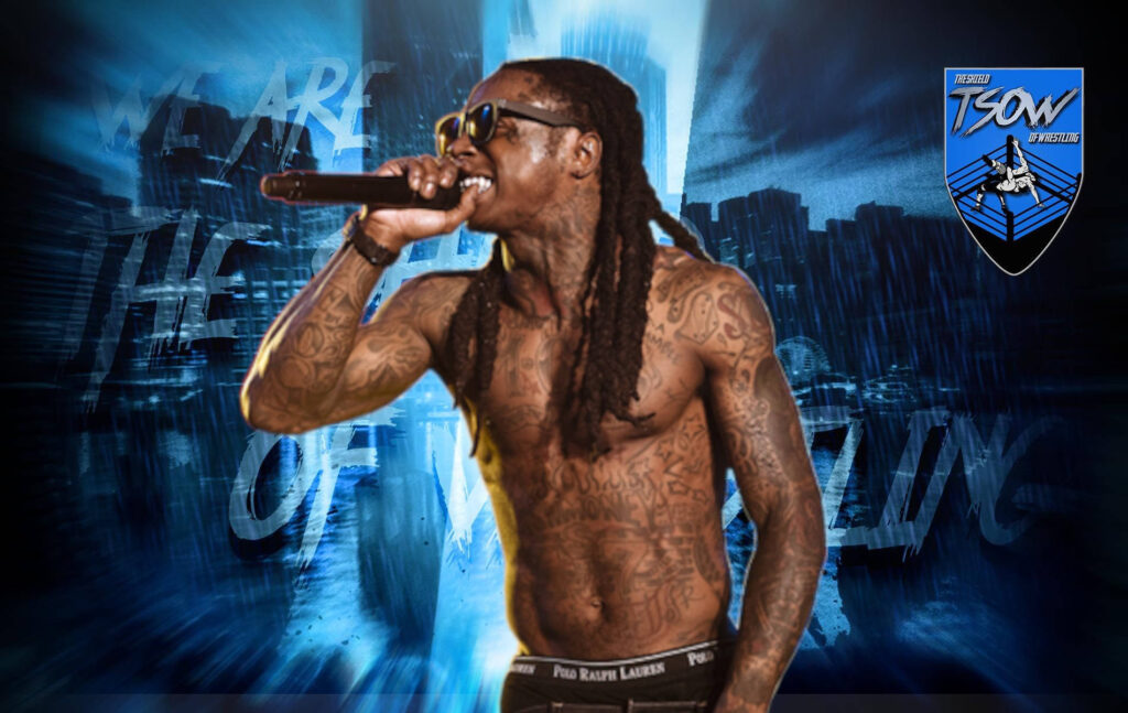 Lil Wayne introduce Jey Uso per l'ingresso a WrestleMania XL
