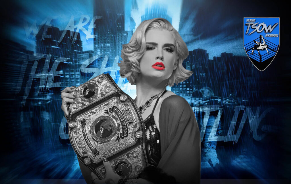 Toni Storm mostra i punti di sutura dopo AEW Revolution 2025