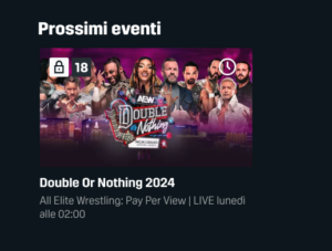 Double or Nothing e Forbidden Door disponibili su DAZN
