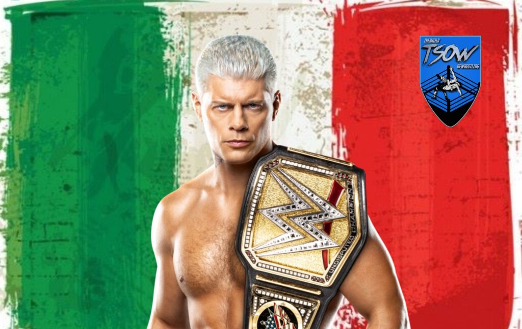 Cody Rhodes ribadisce: vuole un PLE della WWE in Italia