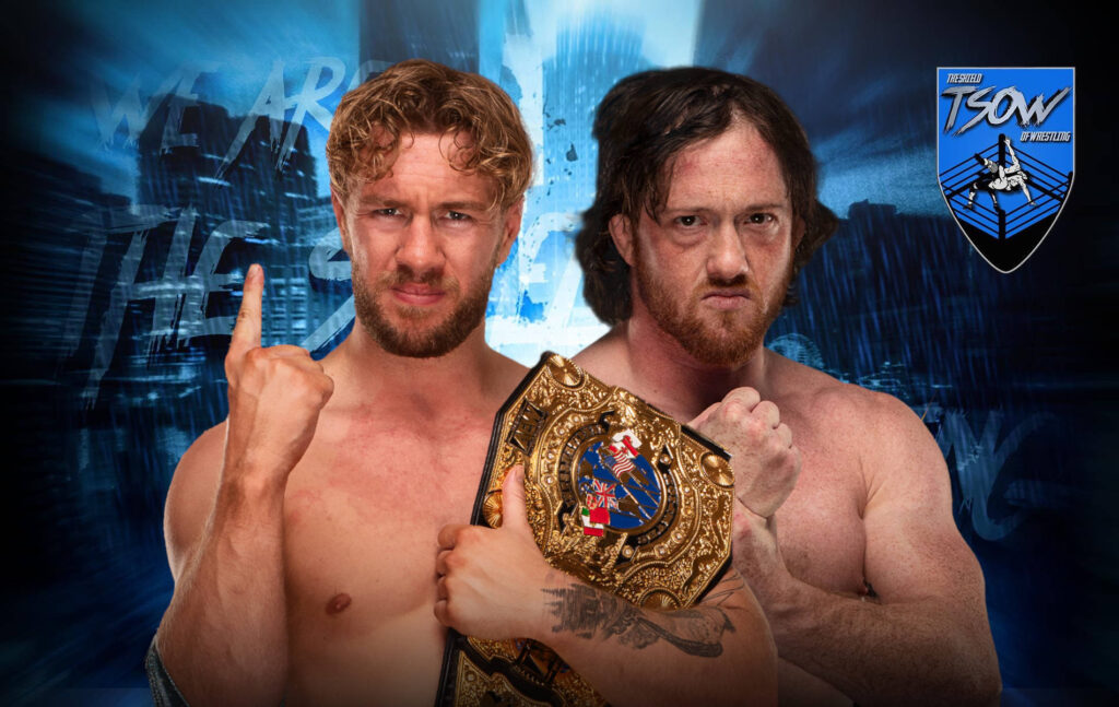 Kyle O'Reilly esalta Will Ospreay dopo il match a Collision