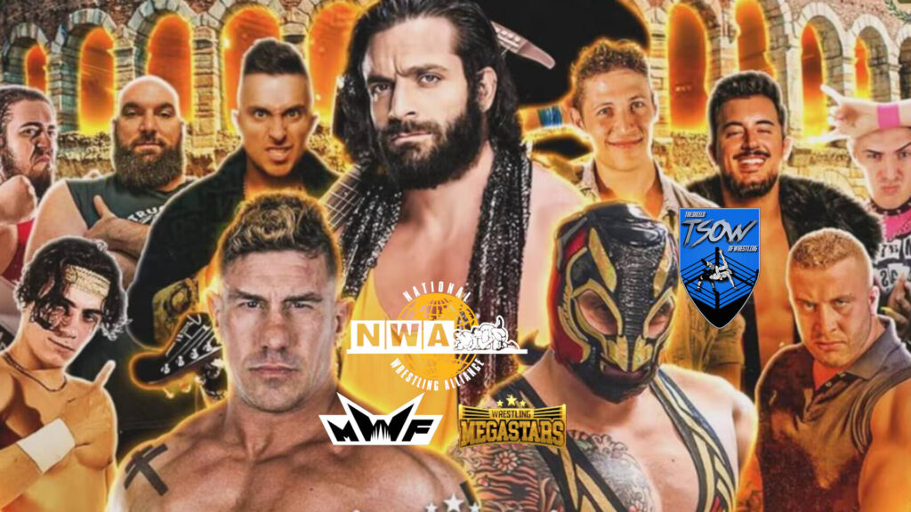 NWA-Megastars La Notte dei Campioni - Card dell'evento