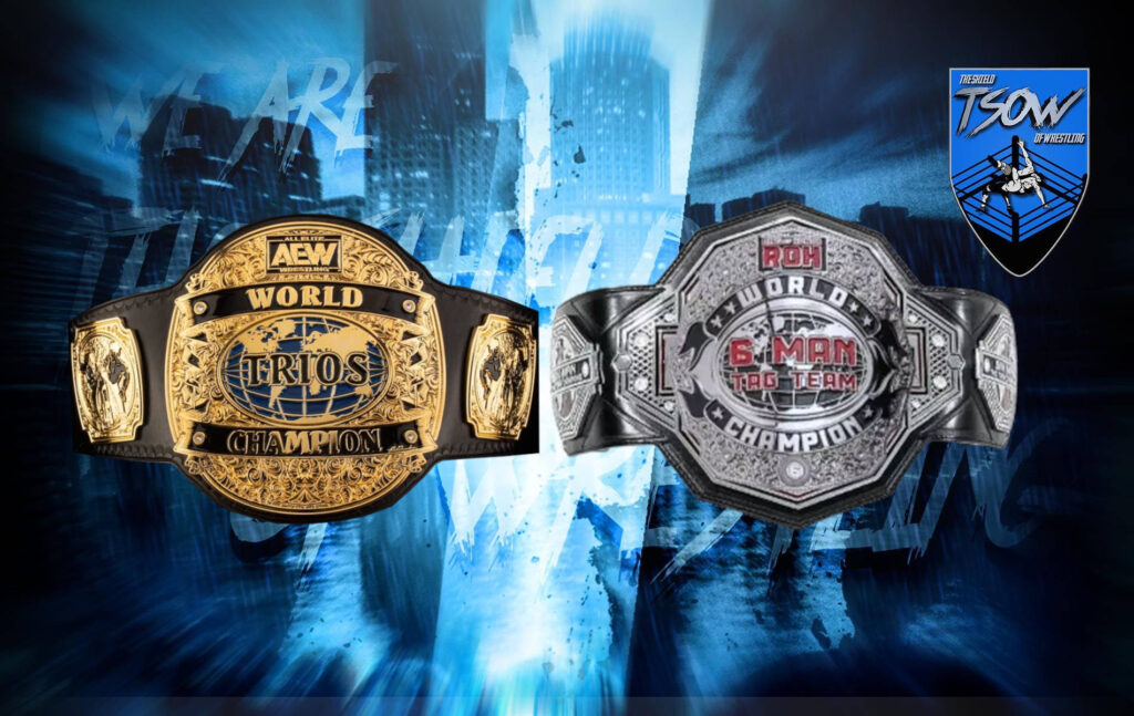 AEW Unified Trios Titles resi vacanti a Collision