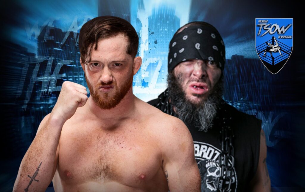 Kyle O'Reilly e Mark Briscoe nel Casino Gauntlet a All In 2024