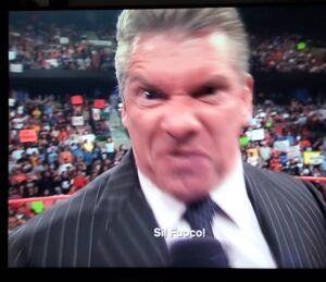 "You're Fired" tradotto con "Sì! Fuoco!" in Mr. McMahon
