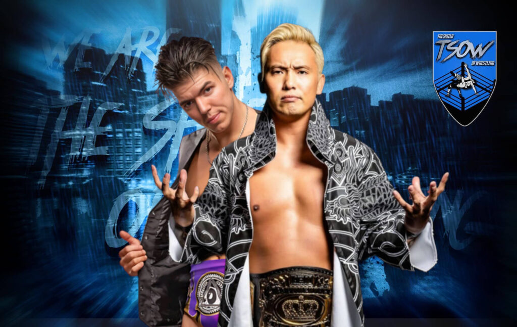 Kazuchika Okada batte Sammy Guevara a AEW Collision