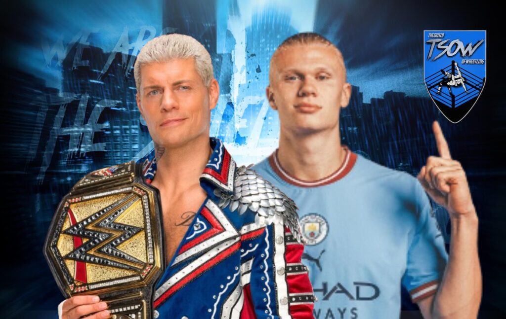 Cody Rhodes non vuole affrontare Erling Haaland in un match