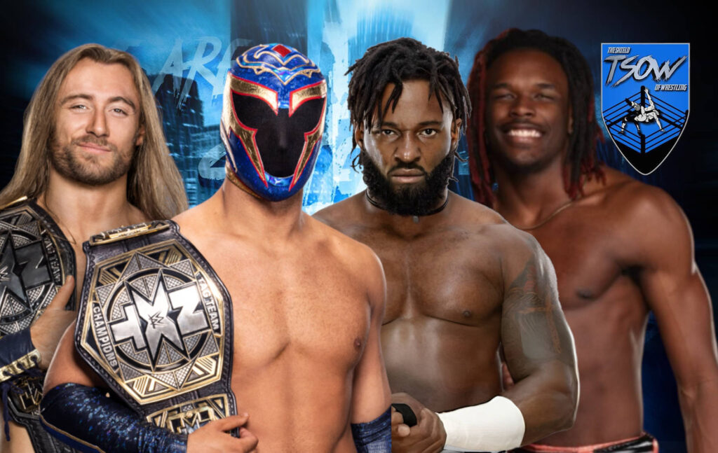 Fraxiom battono Cedric Alexander e Je'Von Evans a NXT