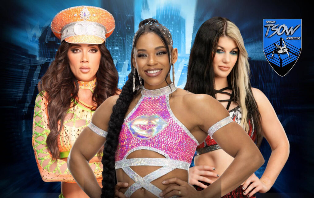 Chelsea Green ha sconfitto Bianca Belair e Blair Davenport