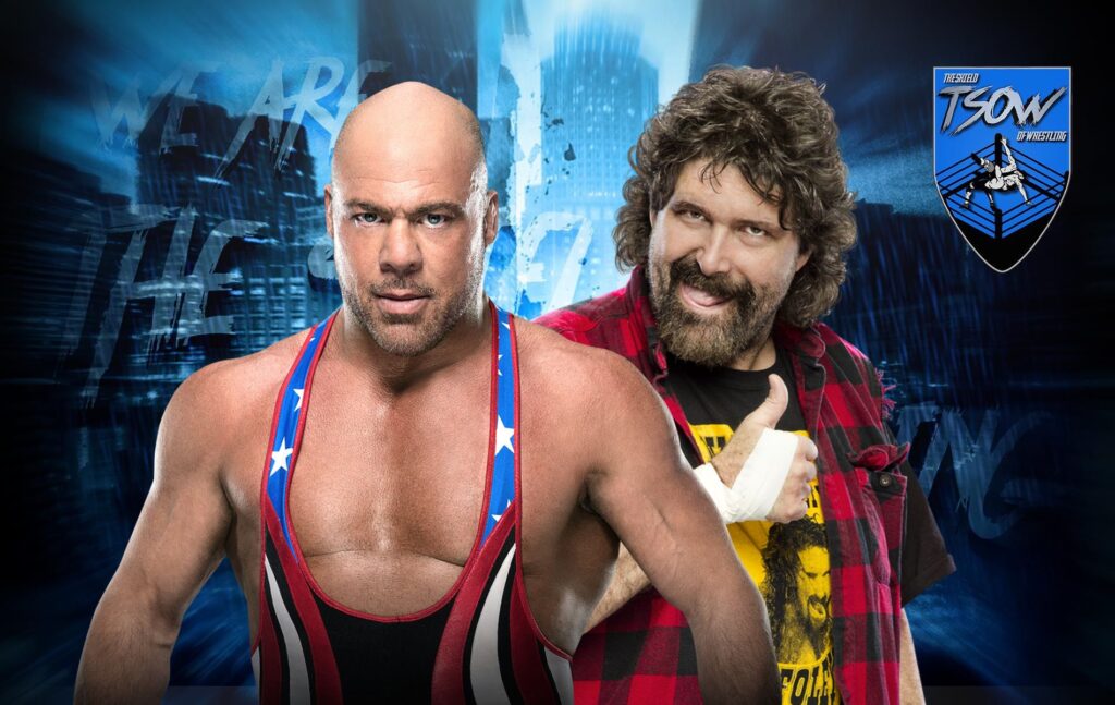 Kurt Angle e Mick Foley attaccano Blue Kane in GCW