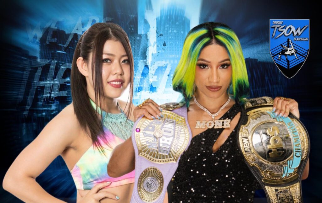 Mercedes Moné si confronta con Hazuki a Fighting Spirit Unleashed