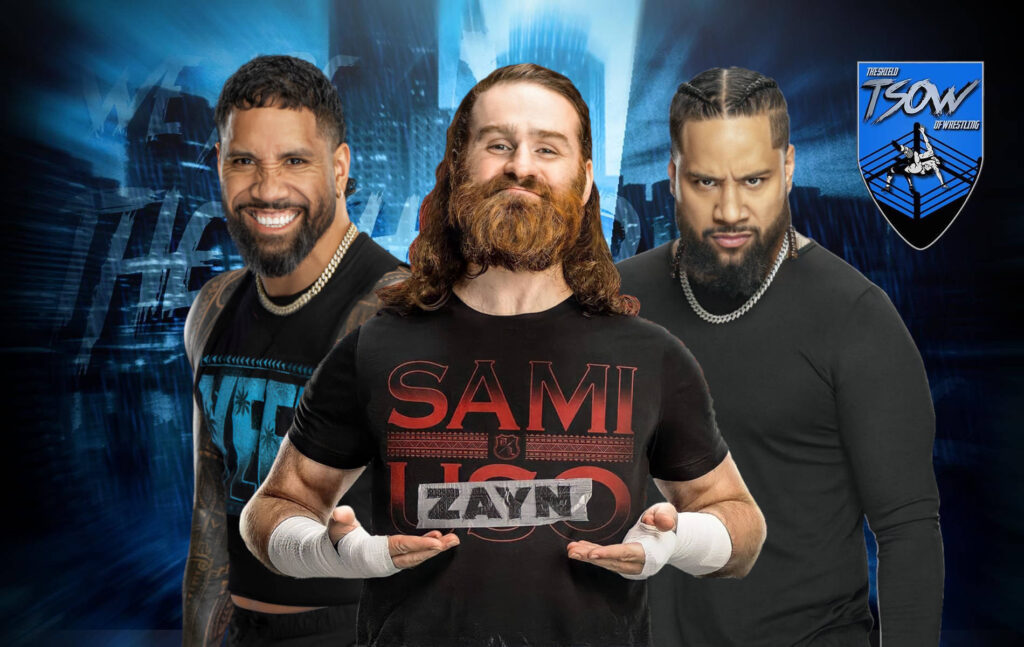 Sami Zayn e The Usos, il confronto a RAW post-Crown Jewel