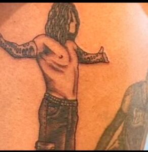 Il tatuaggio a tema Jeff Hardy