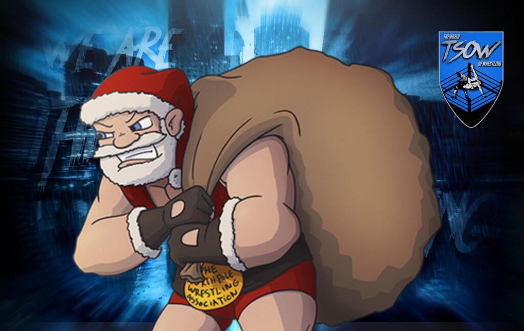Wrestling natalizio, Gesù aiuta Babbo Natale sul ring