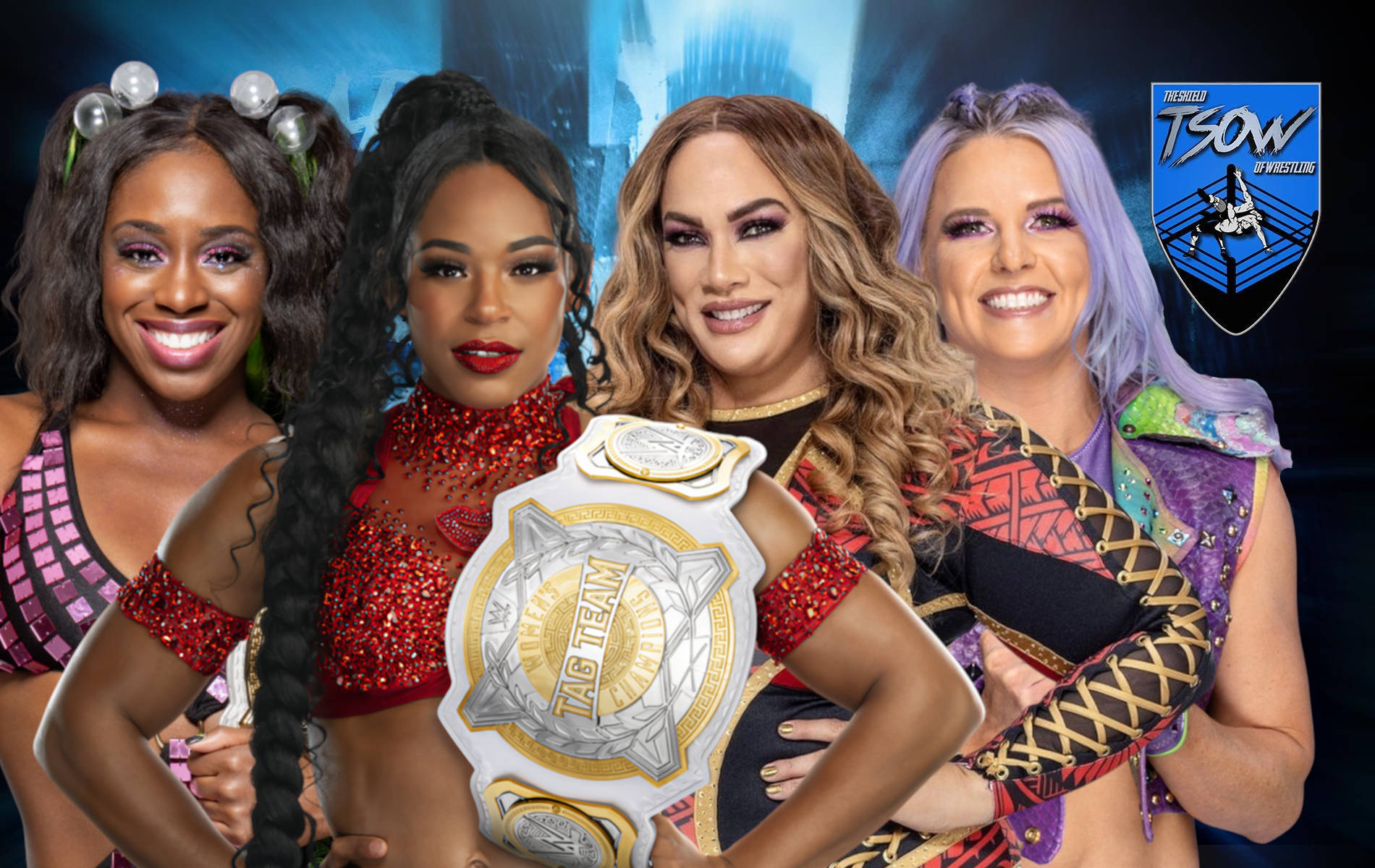 Bianca Belair e Naomi hanno battuto Nia Jax e Candice LeRae