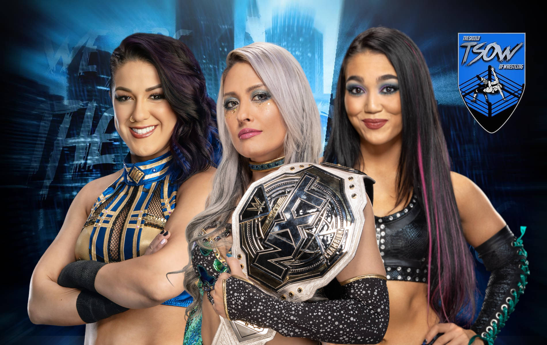 Giulia vs Bayley vs Roxanne ufficiale per Vengeance Day