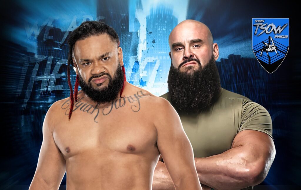 Braun Strowman lancia Jacob Fatu su due tavoli a SmackDown