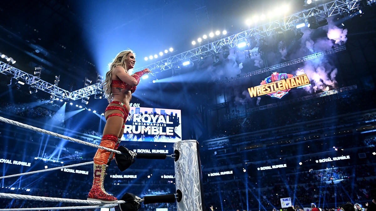 Charlotte Flair vola a WrestleMania - (Fonte: WWE.com)