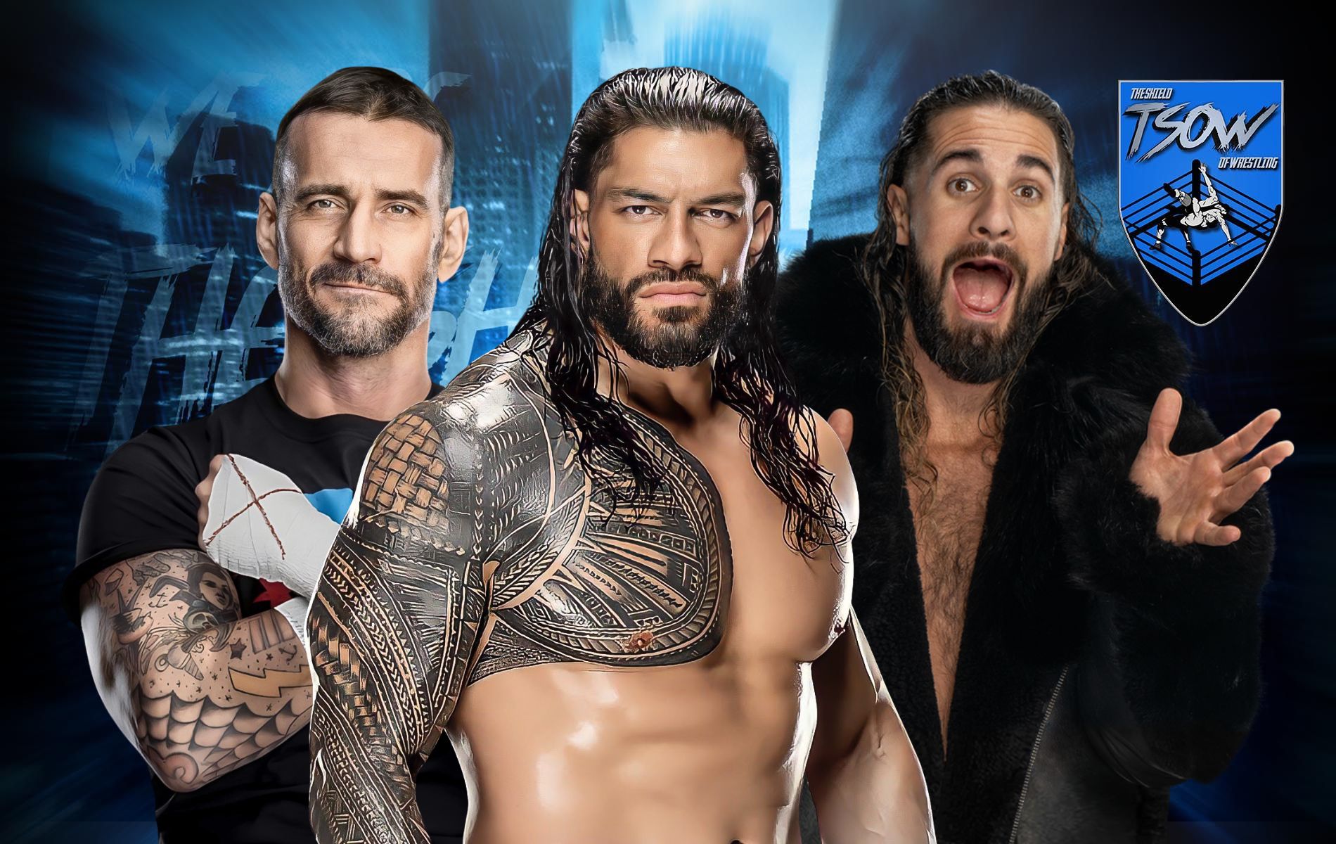 Roman Reigns, CM Punk e Seth Rollins saranno a RAW il 14/04