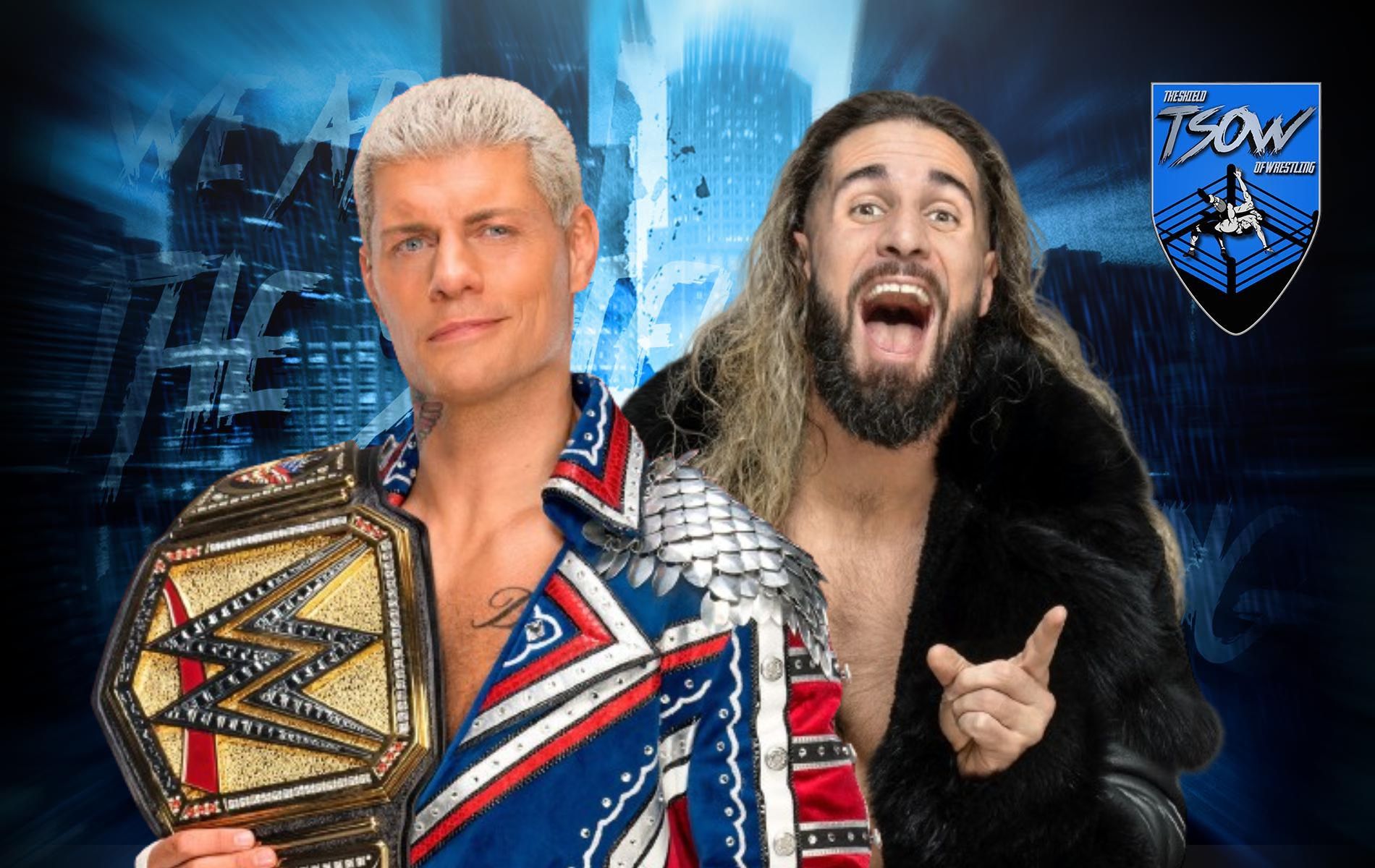 Cody Rhodes e Seth Rollins, confronto tra i due a RAW