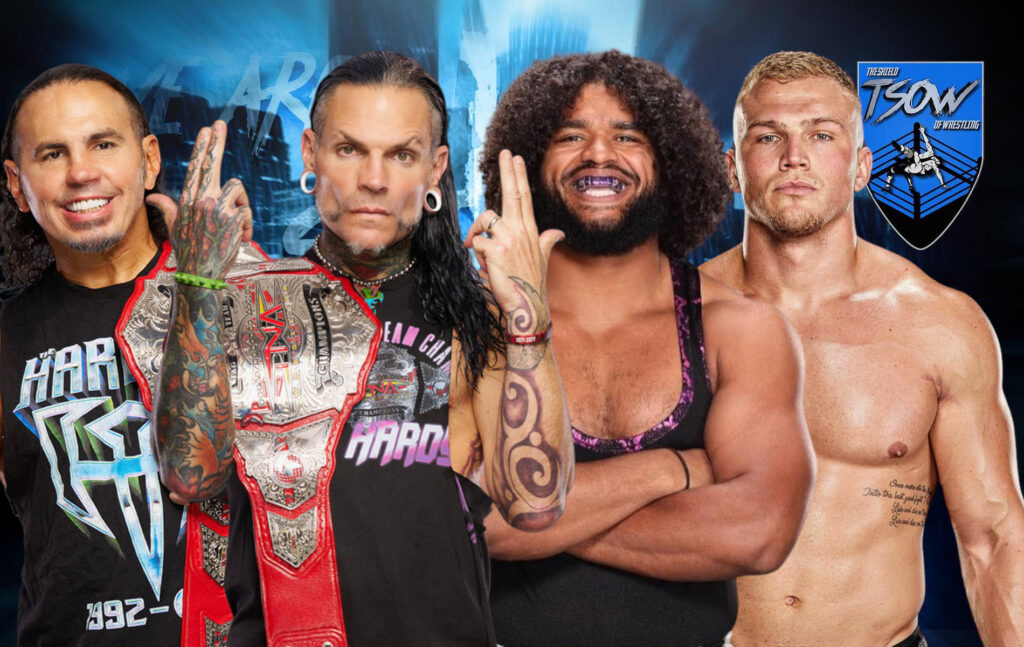 Hardys battono No Quarter Catch Crew a NXT