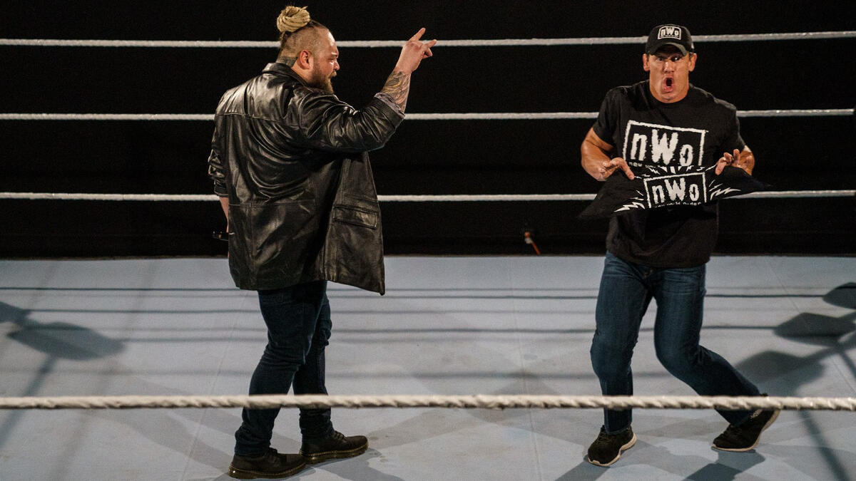 John Cena nel nWo, la fantasia nel Firefly Fun House Match - (Fonte: WWE.com)