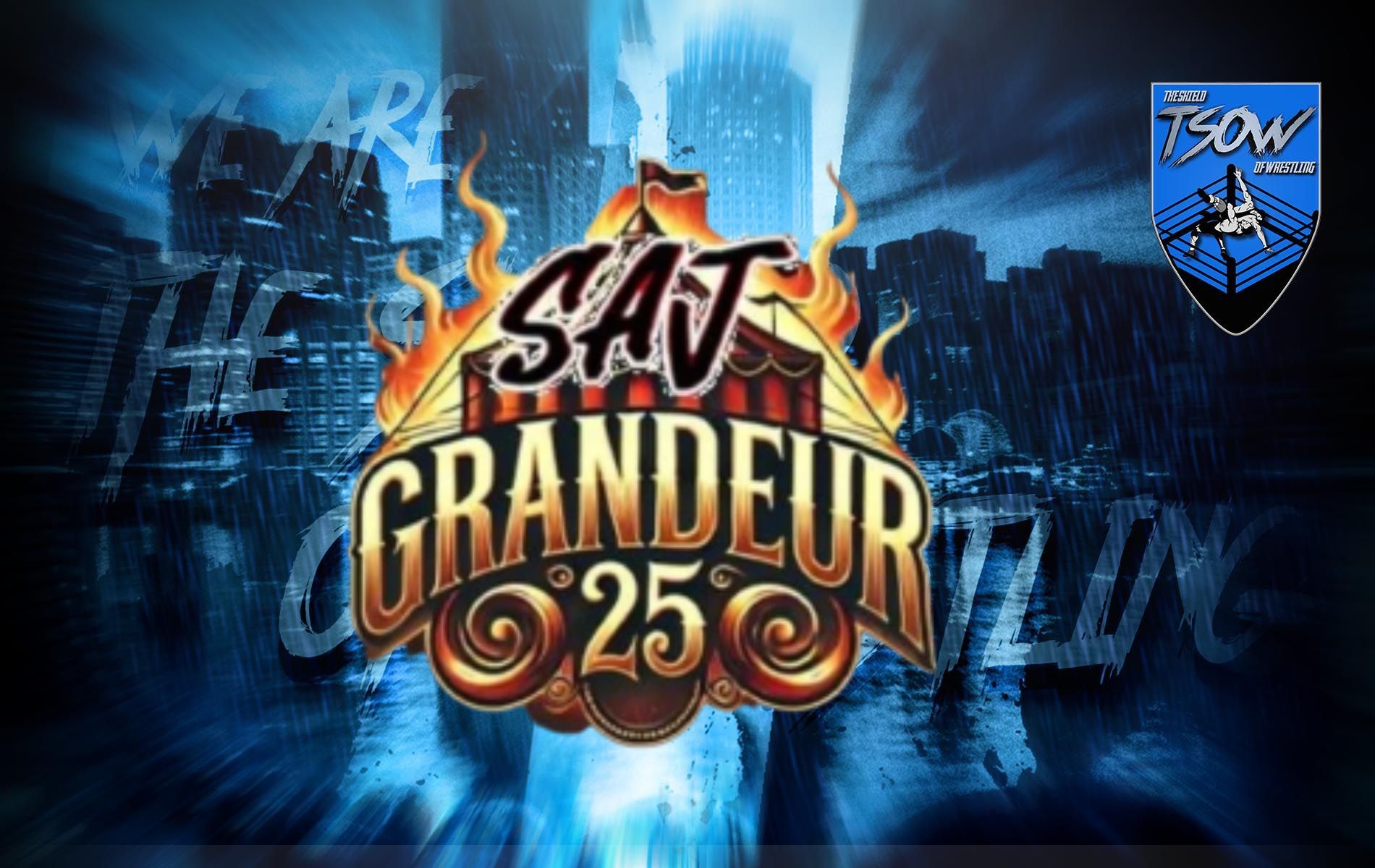 SAJ Grandeur 2025 - Card dell'evento della Squash a Jobber