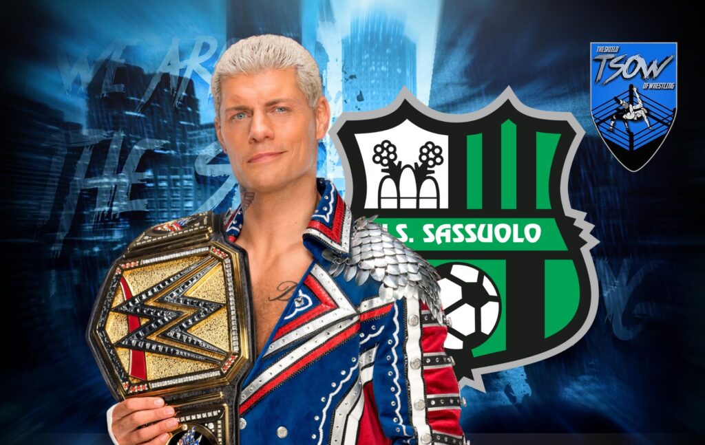 Cody Rhodes, durante il promo... spunta una maglia del Sassuolo