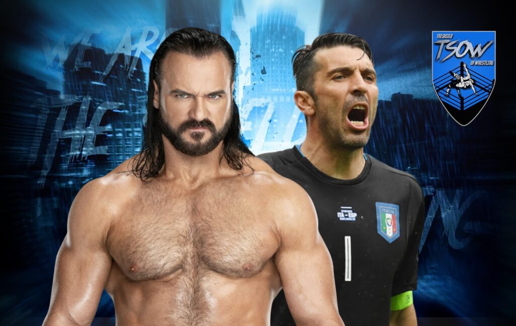 Drew McIntyre commenta l'incontro con Gigi Buffon a Milano