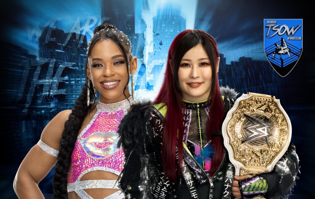 IYO SKY vs Bianca Belair, firma del contratto a RAW Bruxelles