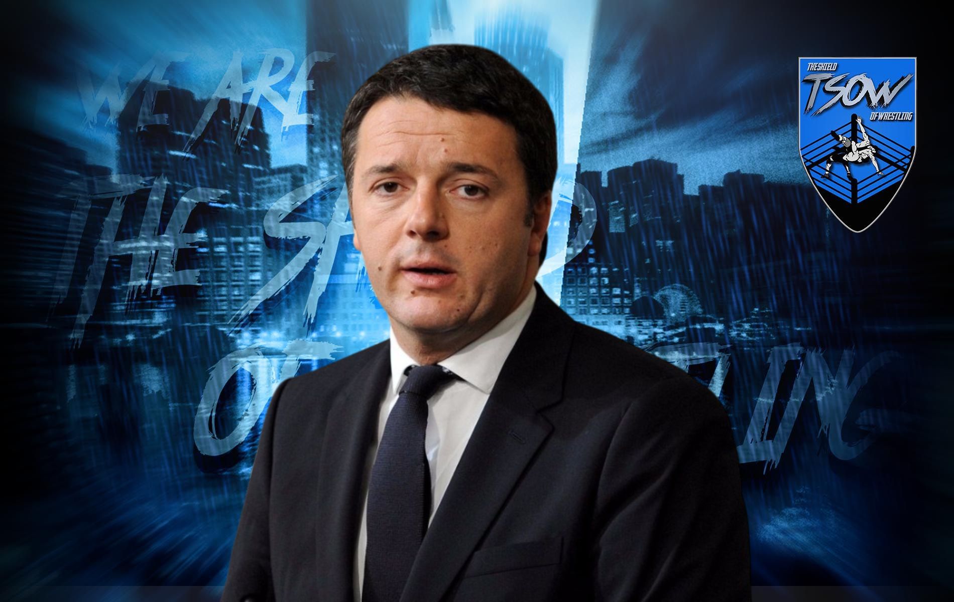 Matteo Renzi paragona il dibattito Meloni-Salvini al wrestling