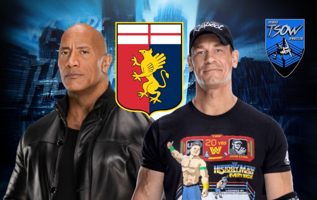 The Rock e John Cena? No, Miretti e Malinovskyi nel meme del Genoa