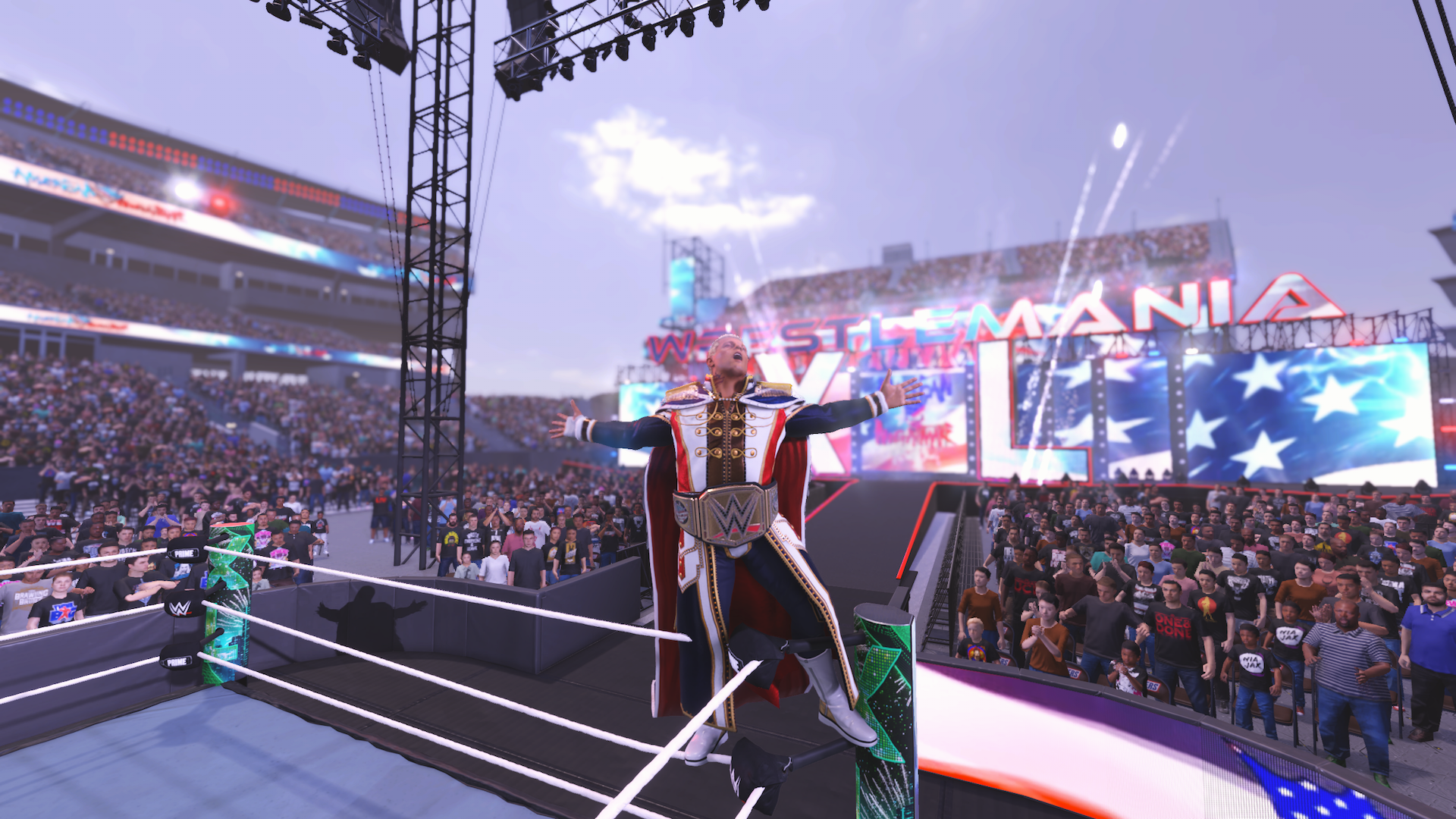 Stacco della nuova telecamera in terza persona - (Fonte: WWE)