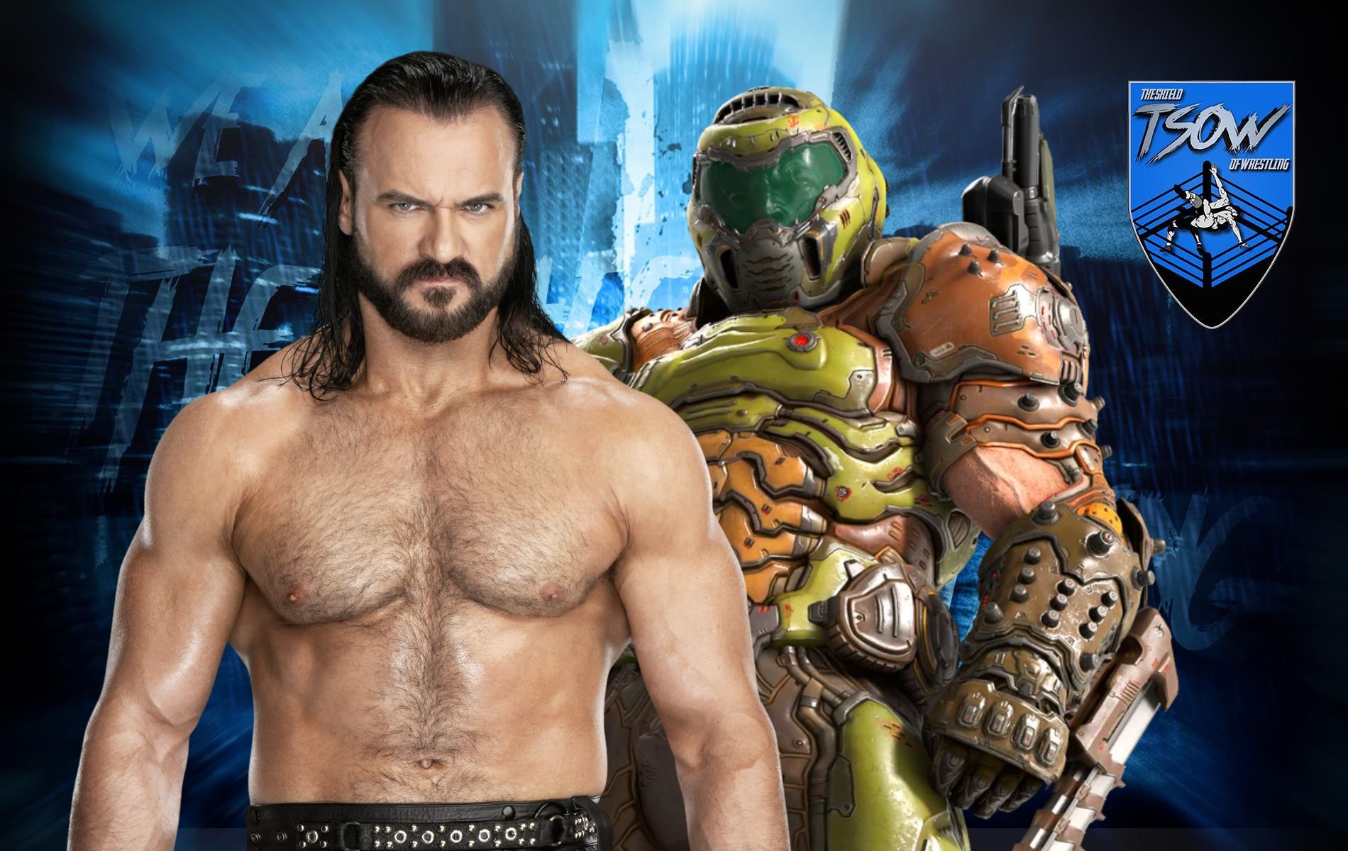 Drew McIntyre entra a WrestleMania Las Vegas in stile DOOM