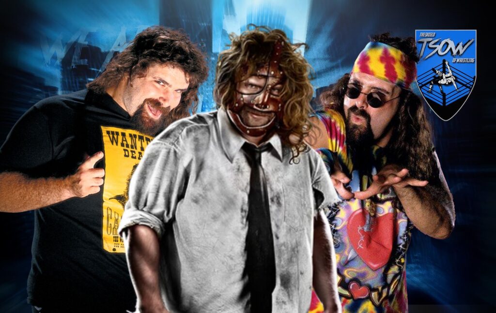Mick Foley con le 3 gimmick ai WWE Slammys 2025