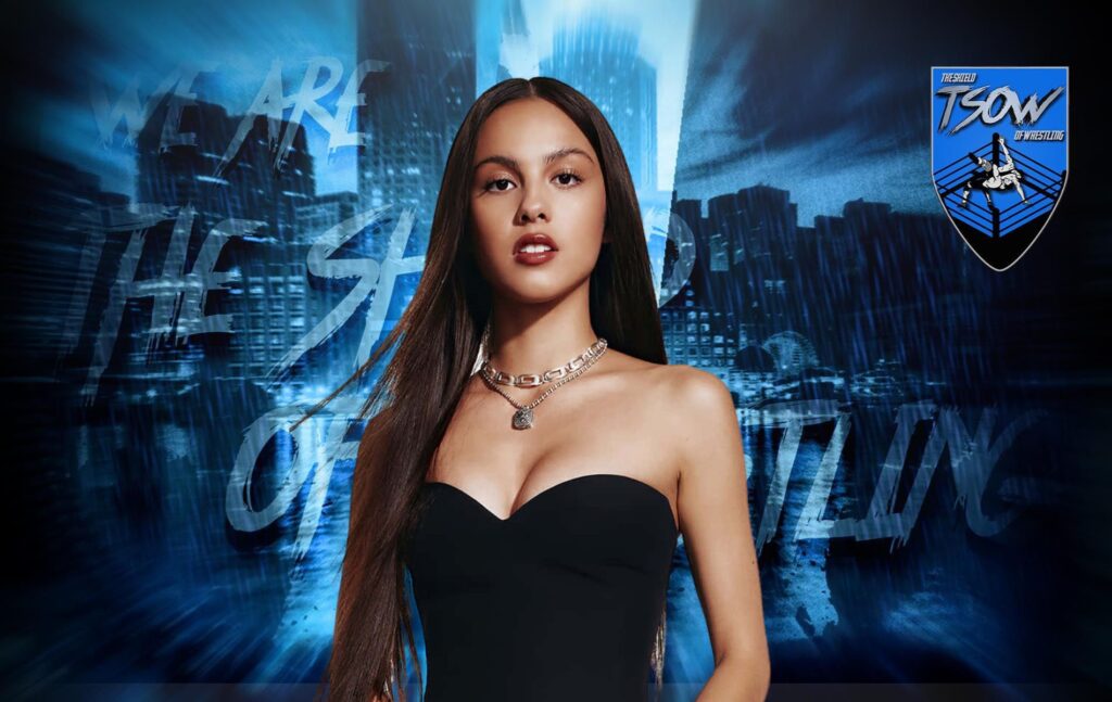 Olivia Rodrigo nel pubblico di uno show del CMLL