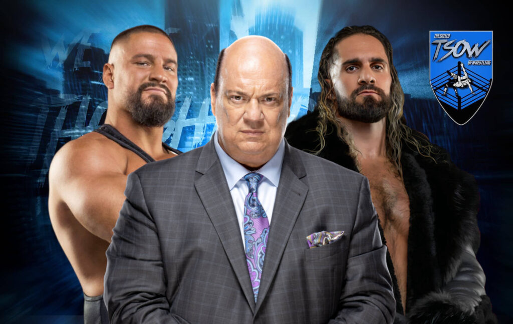 Seth Rollins, Paul Heyman e Breakker, primo promo a RAW