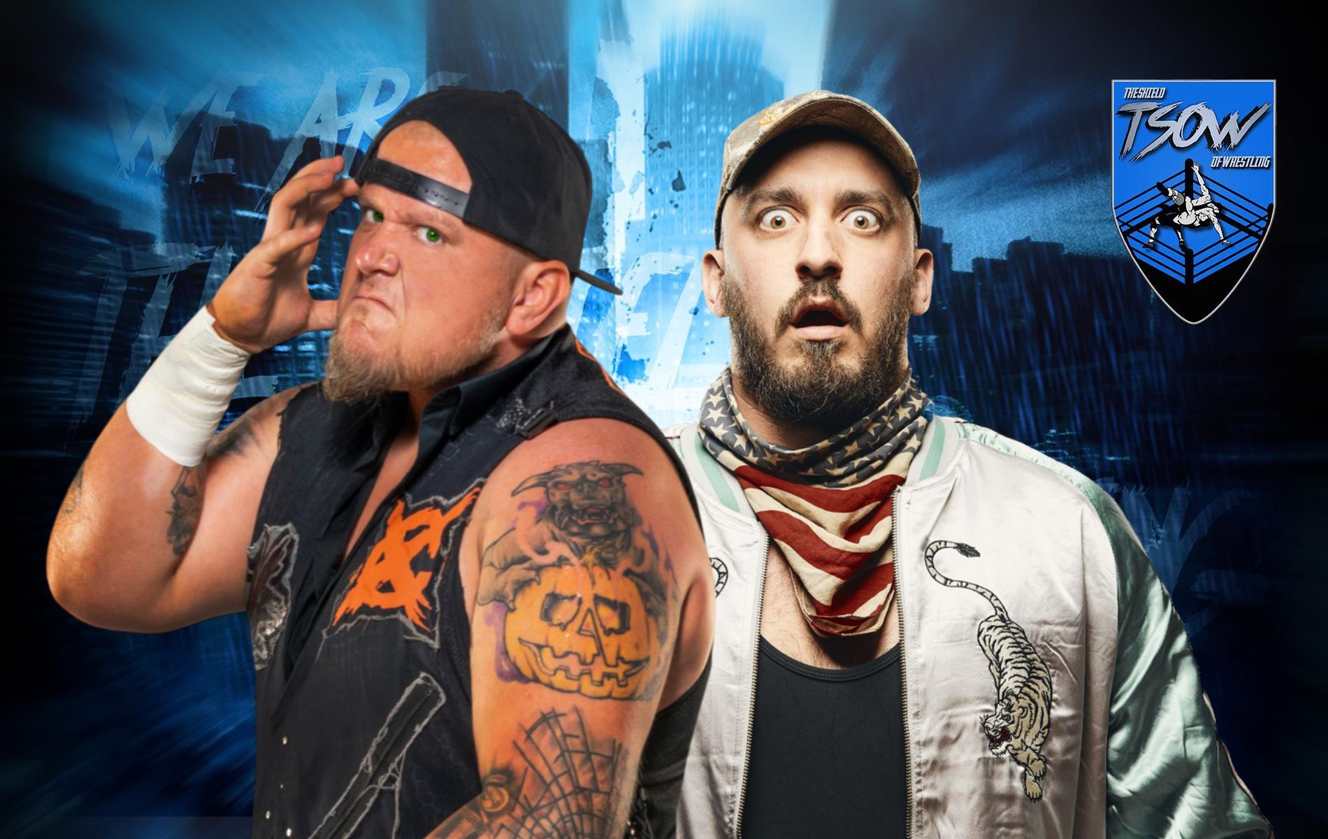Mance Warner e Sami Callihan, spot folle con la spillatrice