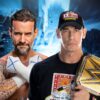 CM Punk sdraiato sul tavolo, cambio in corsa durante la pipe bomb