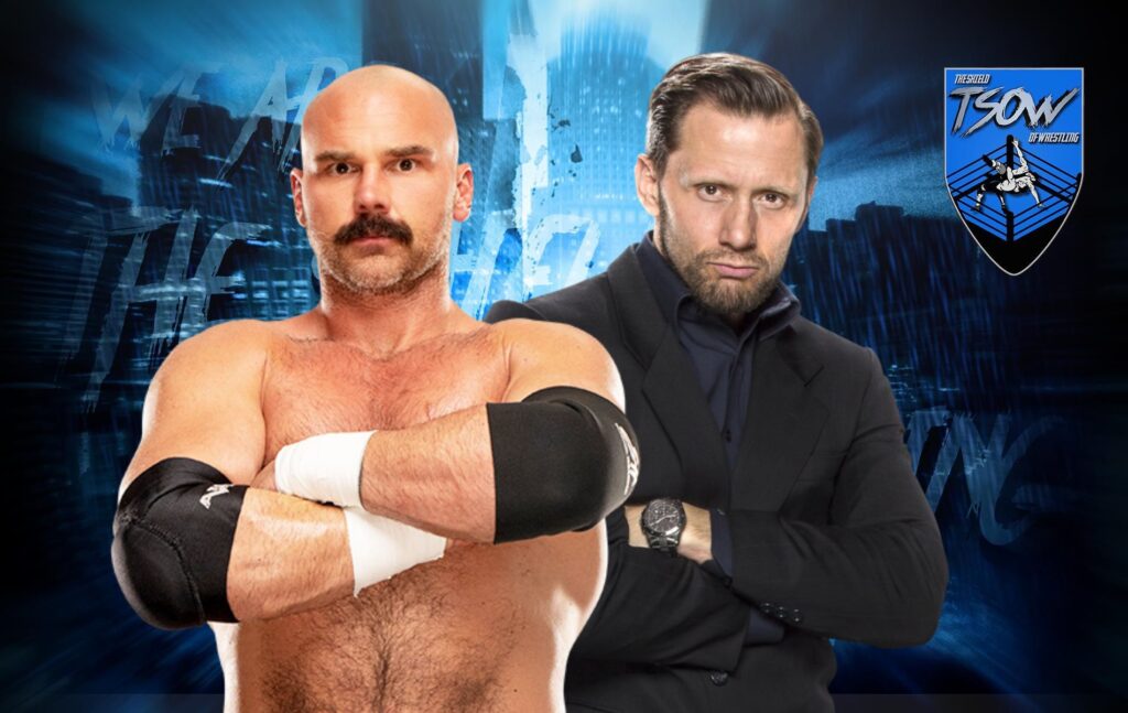 Dax Harwood e Nigel McGuinnes, faccia a faccia a Collision