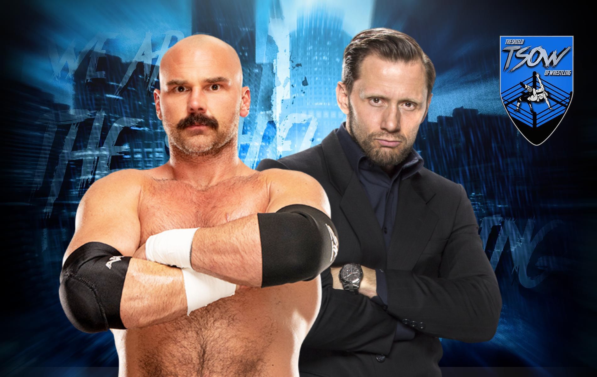Dax Harwood e Nigel McGuinnes, faccia a faccia a Collision