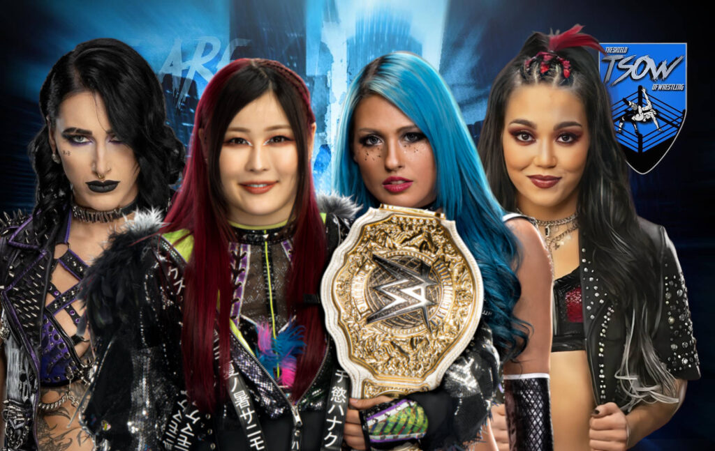 IYO SKY e Rhea Ripley hanno sconfitto Roxanne Perez e Giulia