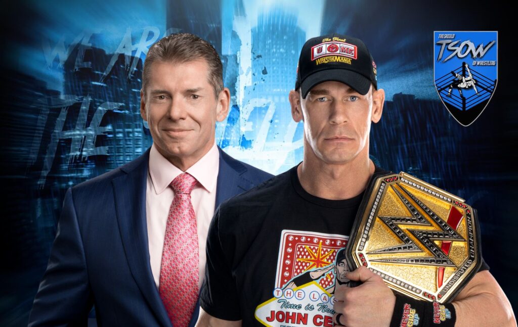 John Cena rimarca il legame emotivo con Vince McMahon