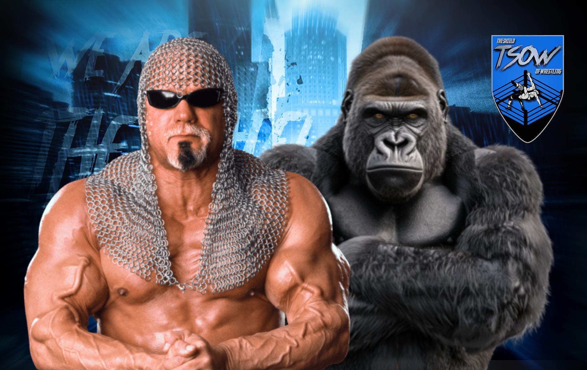 Scott Steiner risolve con la matematica 100 uomini vs 1 gorilla