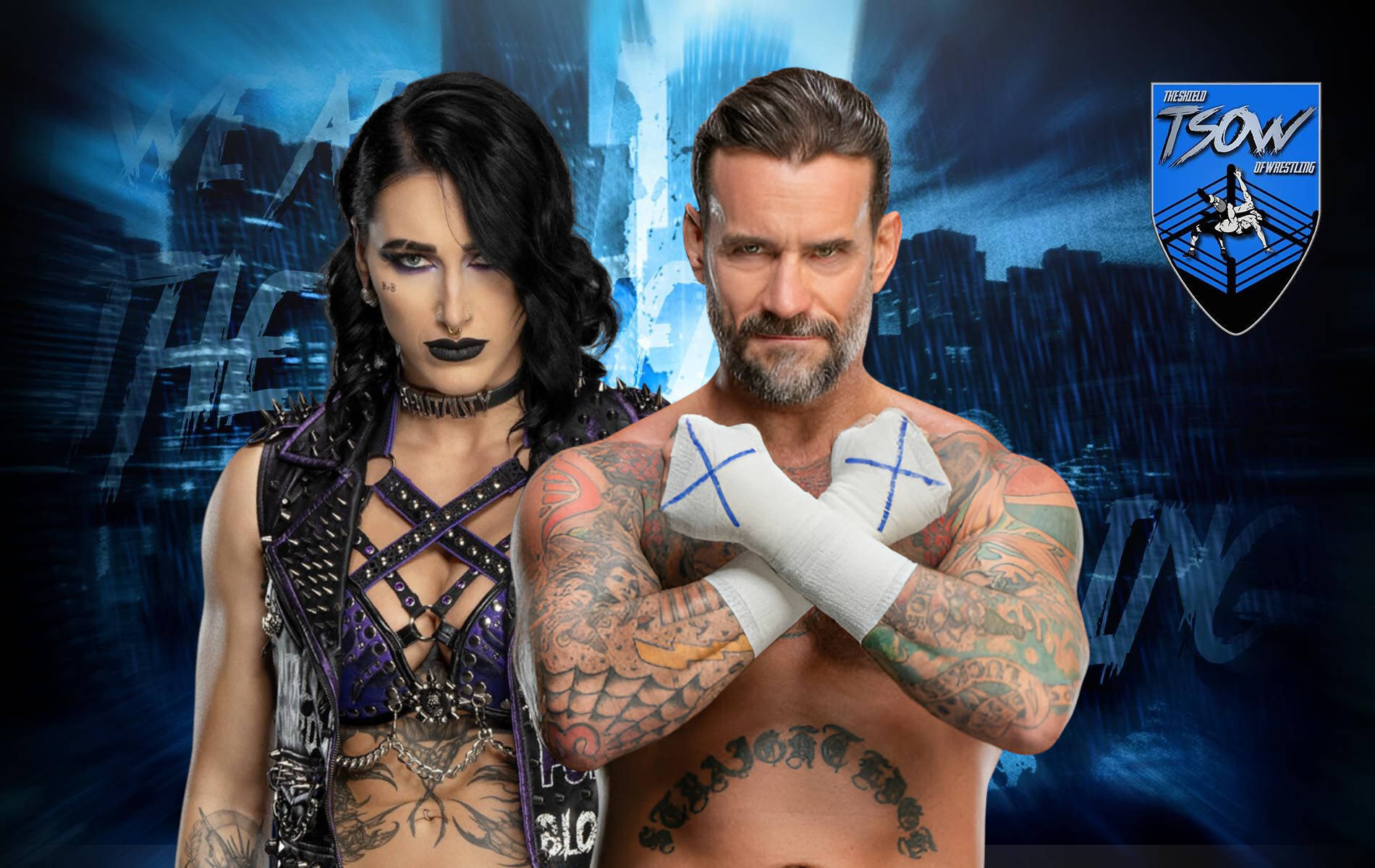 CM Punk e Rhea Ripley presenti al TUDUM di Netflix