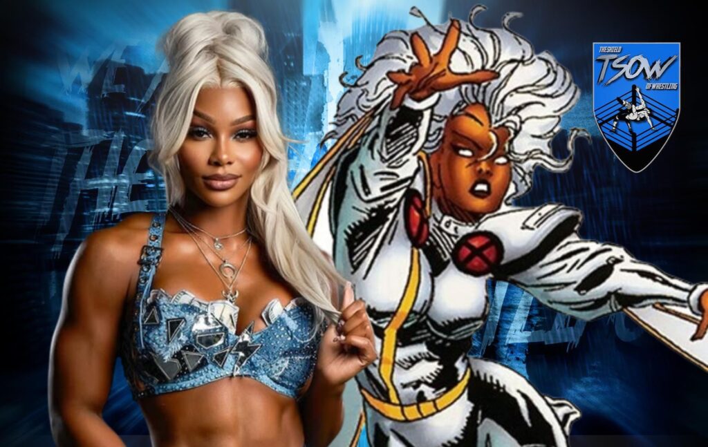 Jade Cargill, attire ispirato a Tempesta degli X-Men a NOC 2025
