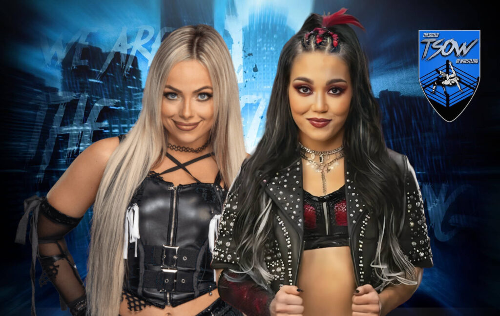 Roxanne Perez e l'altarino funebre per Liv Morgan a RAW