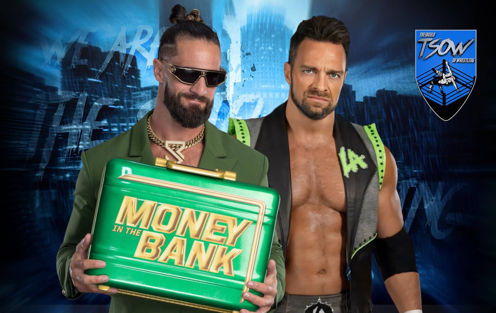 LA Knight batte Seth Rollins a Saturday Night's Main Event
