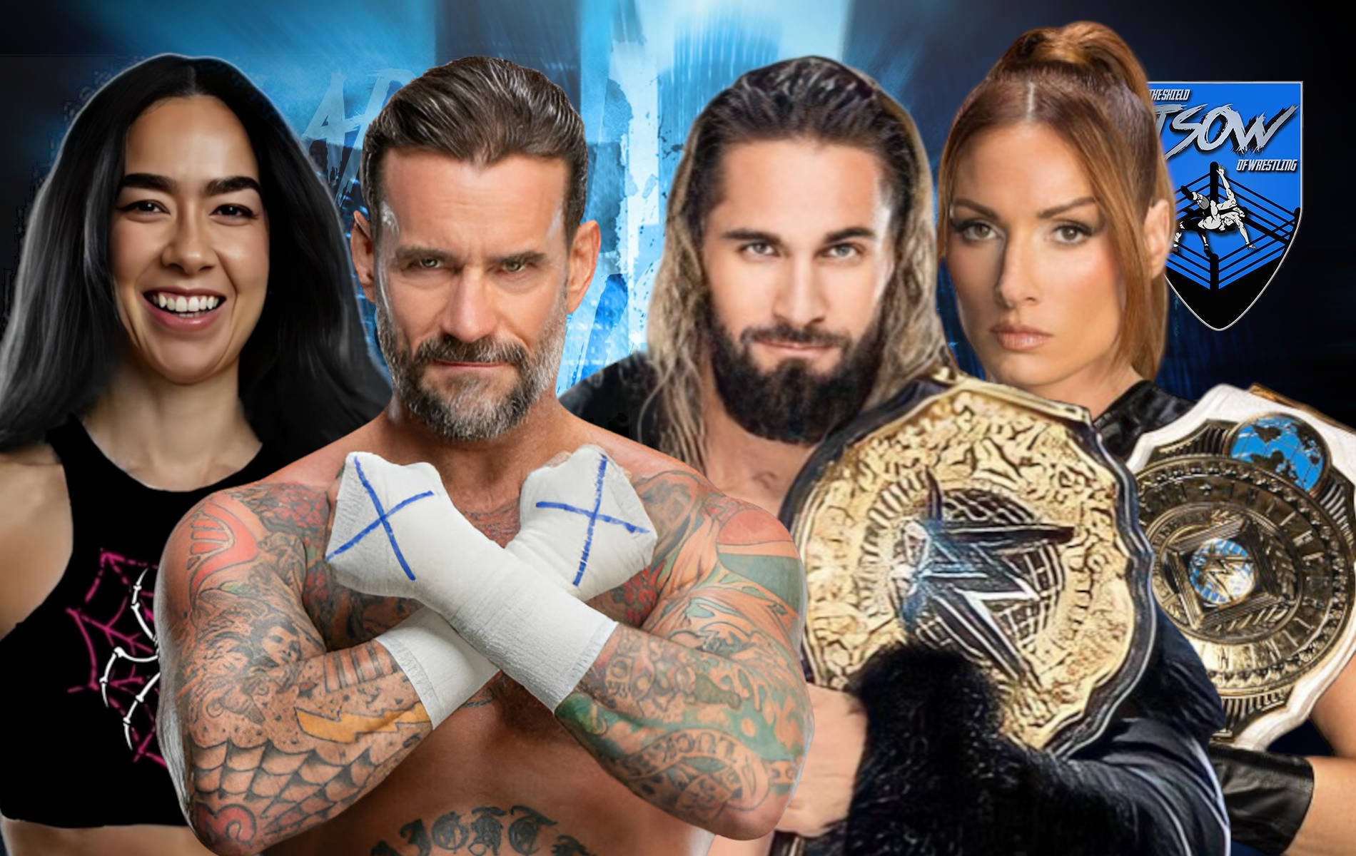 CM Punk e AJ Lee vincono a WWE Wrestlepalooza 2025