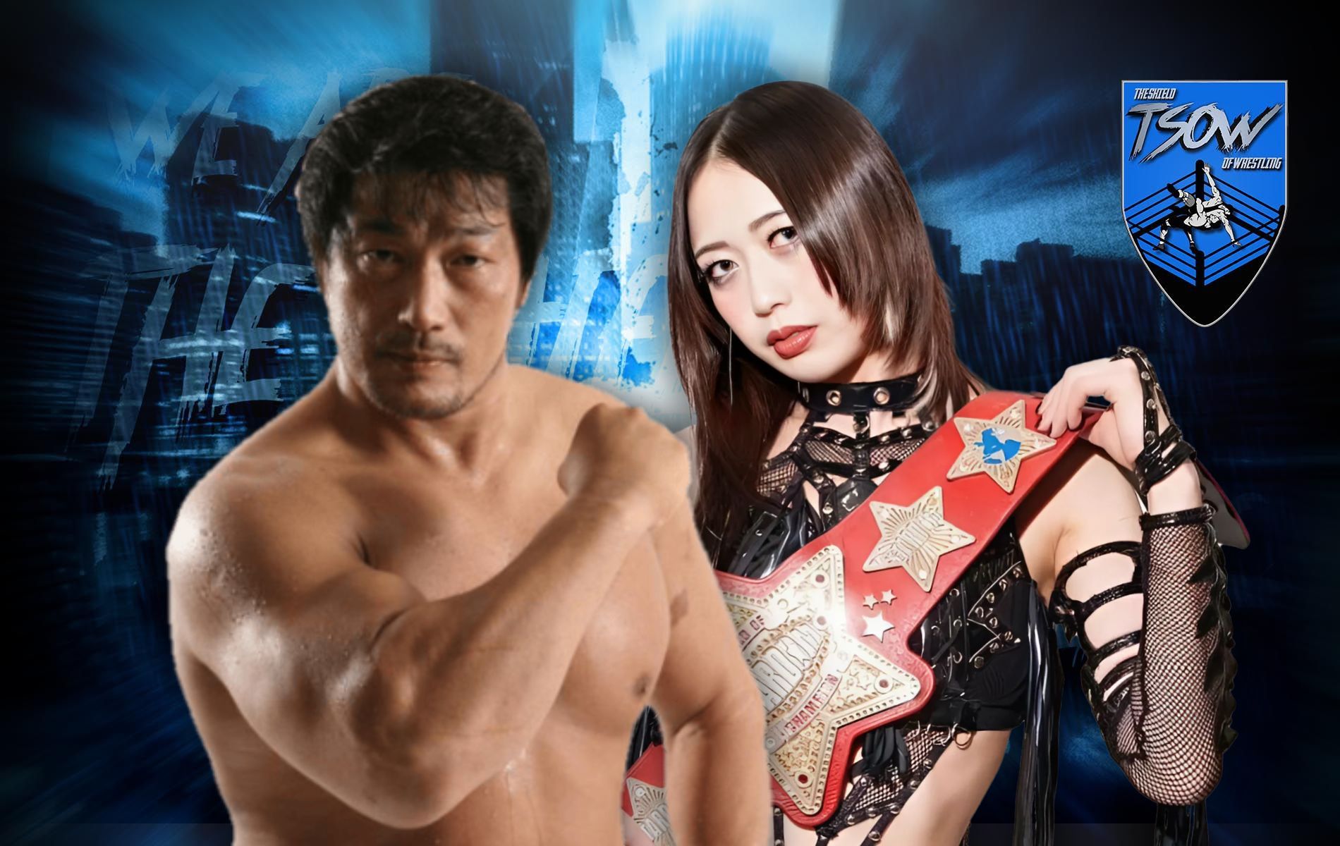 Kenta Kobashi colpisce Saya Kamitani con una chop devastante